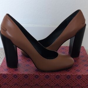 Kenzo Tan and Black Heels